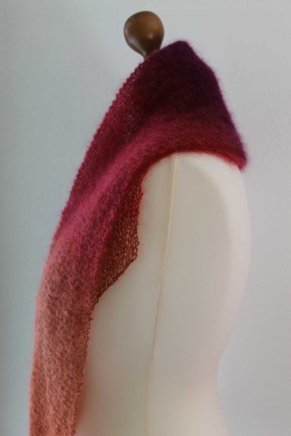 Schal aus 50 Gramm Silkhair Degrade von LanaGrossa