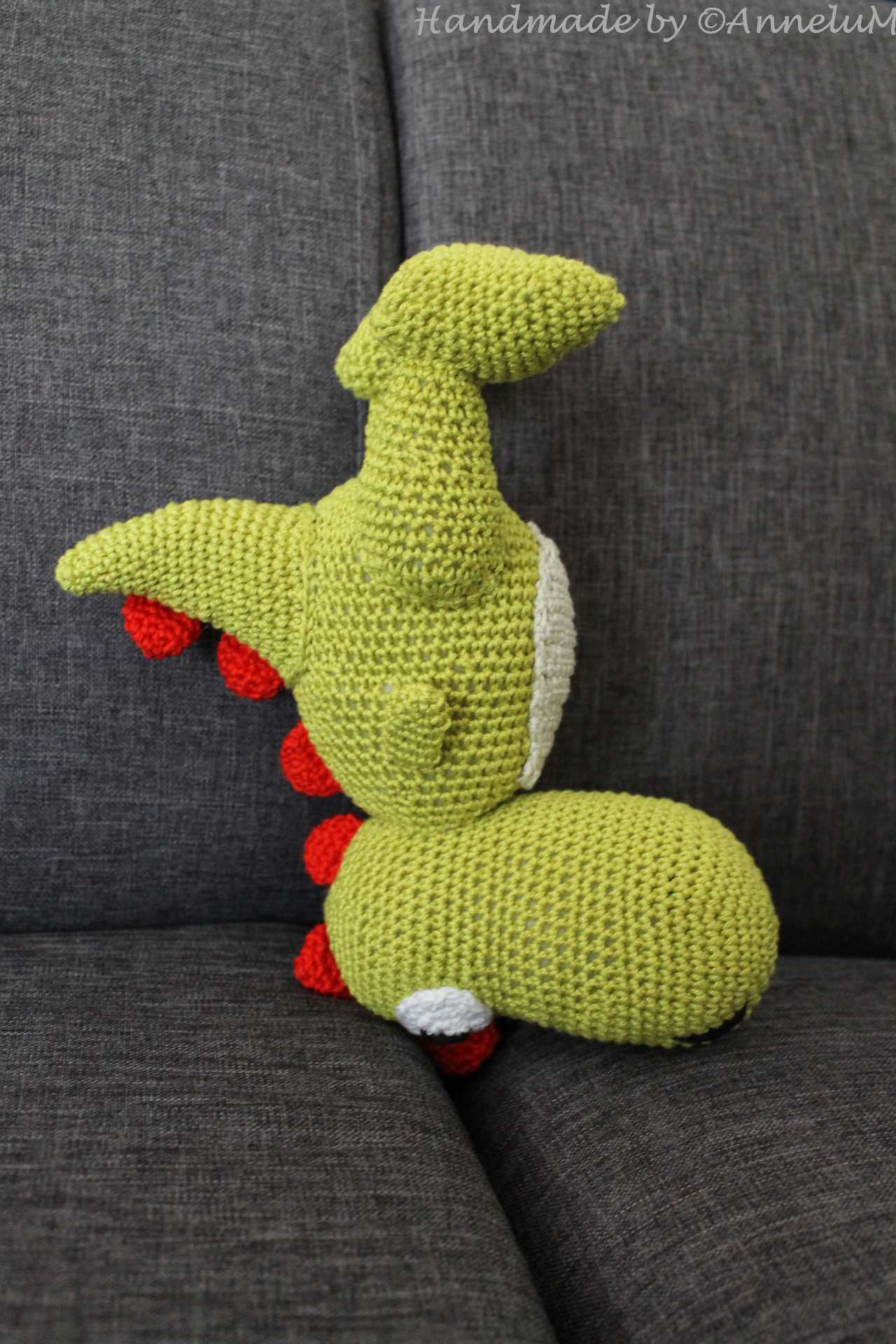 Tiny T-Rex Plush Handmade by AnneluM
