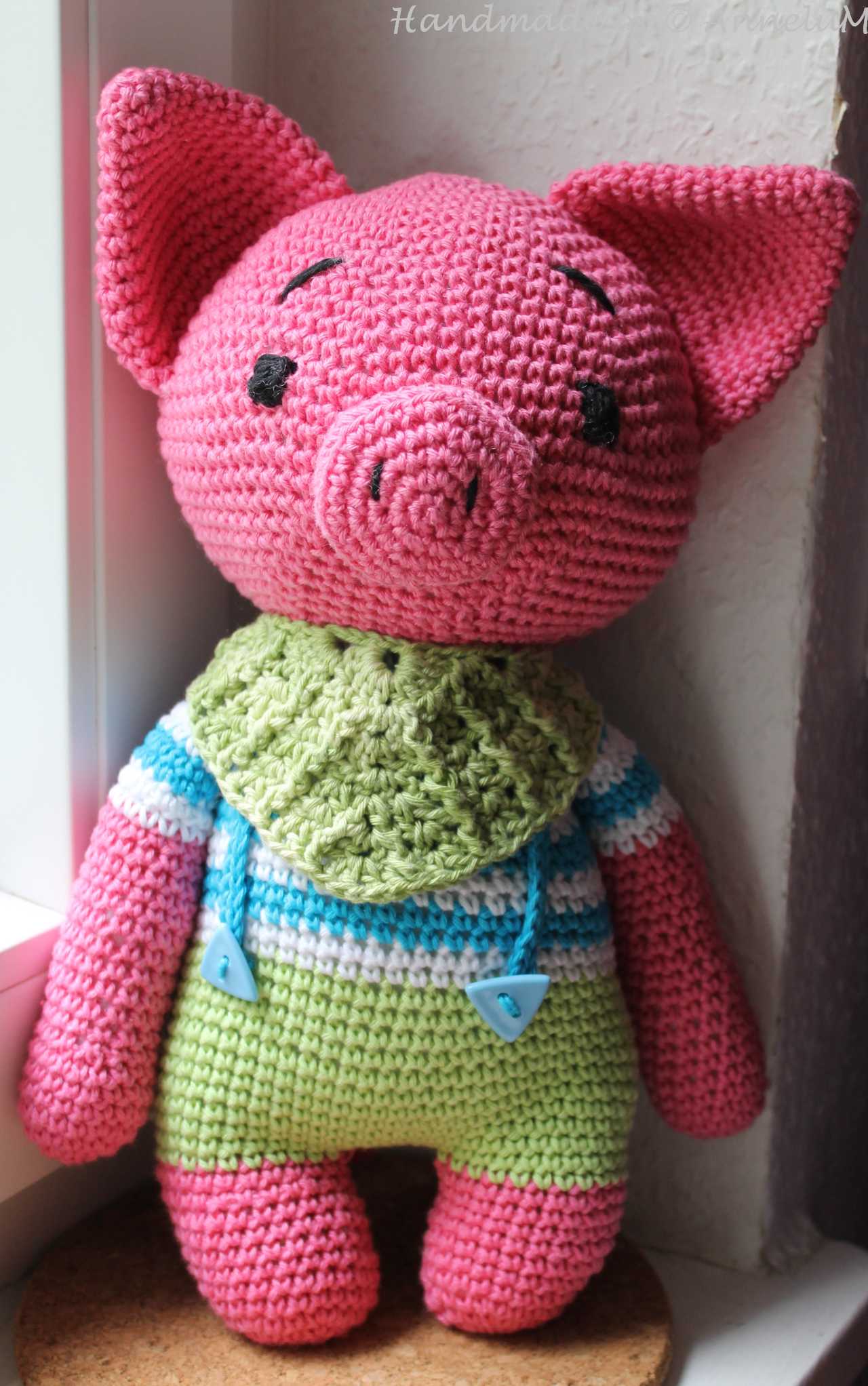 Häkelschwein Handmade by AnneluM