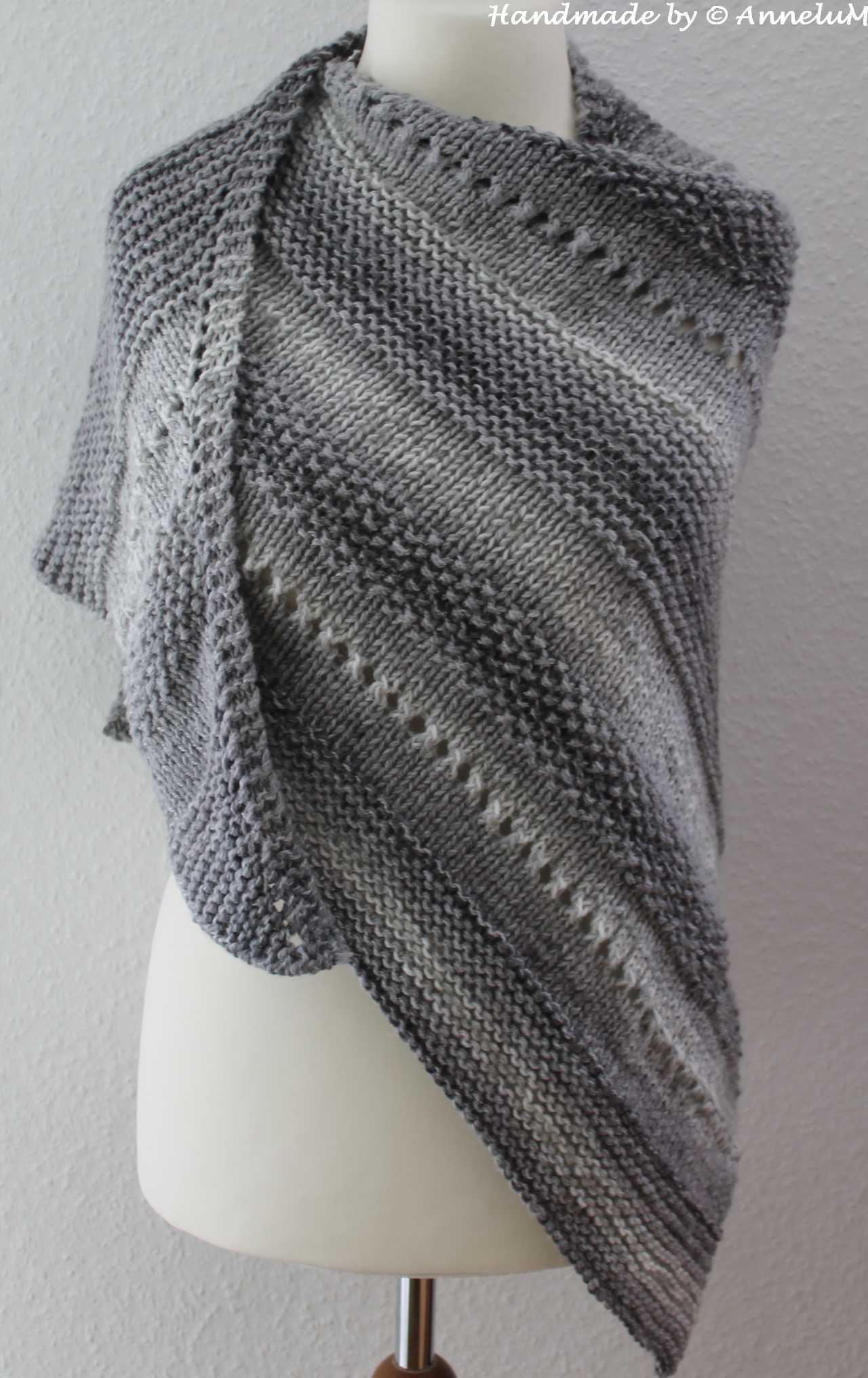 Einfaches Schultertuch Talu Handmade by AnneluM